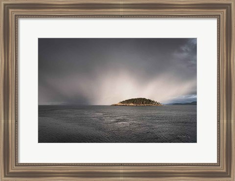 Framed Deception Pass Island Print