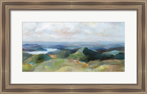 Framed Above the Lakes Print