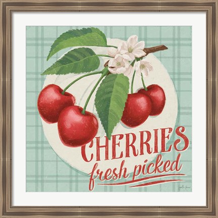 Framed Berry Breeze III Print