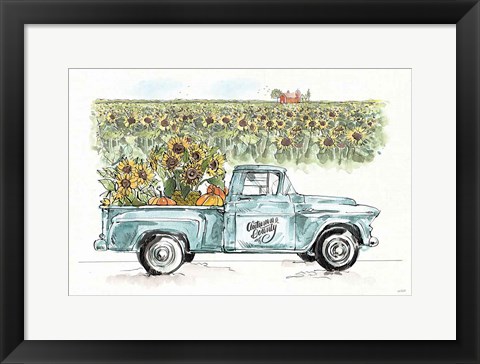 Framed Country Harvest I Print