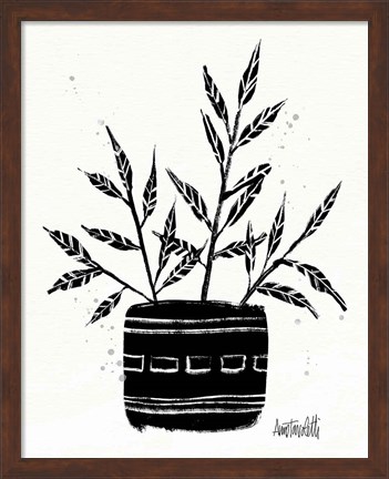 Framed Botanical Sketches IX Print