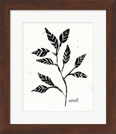 Framed Botanical Sketches V Print