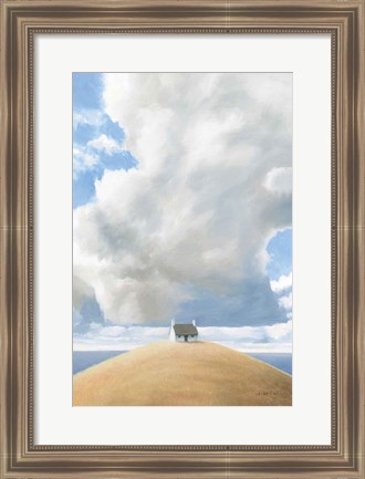 Framed House on the Hill Print