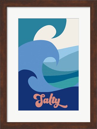 Framed Salty Clean Print