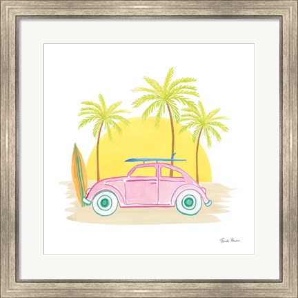 Framed Beach Cruiser II Print