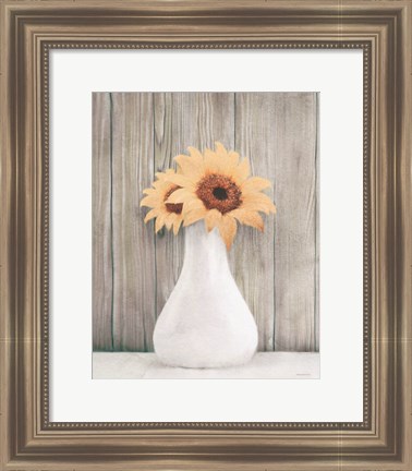 Framed Farmhouse Sunflowers Print