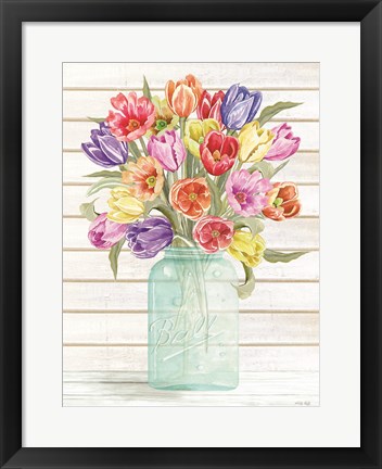 Framed Farmhouse Tulips Print