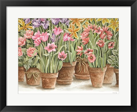 Framed Signs of Spring II Print