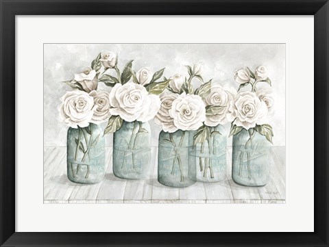 Framed Floral Parade Print