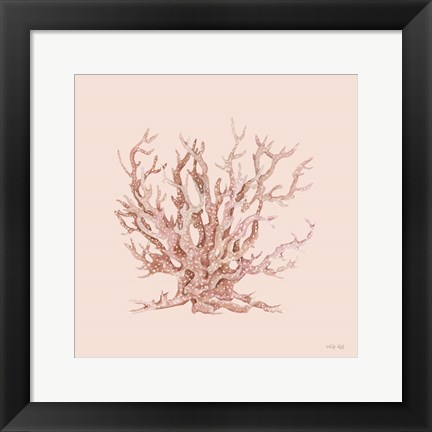 Framed Pink Coral II Print