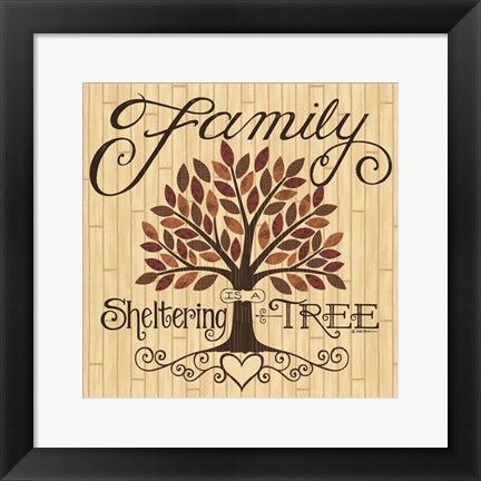 Framed Sheltering Tree Print