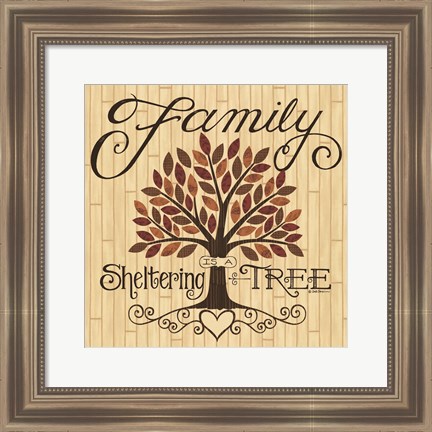 Framed Sheltering Tree Print