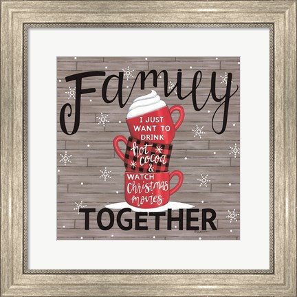 Framed Family Together Print