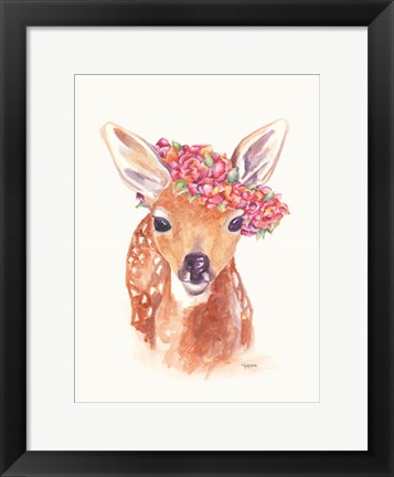 Framed Sweet Fawn Print