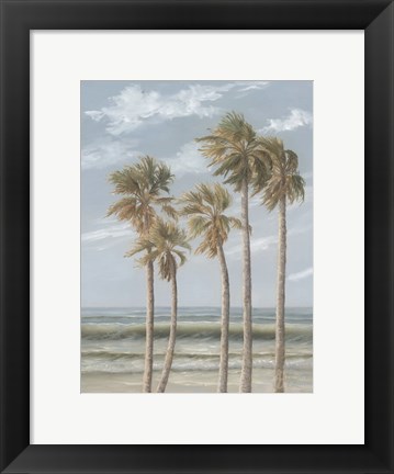 Framed Wind in the Palms Print