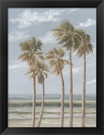 Framed Wind in the Palms Print