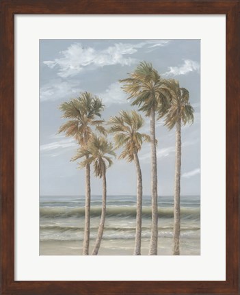 Framed Wind in the Palms Print