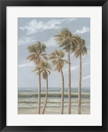 Framed Wind in the Palms Print