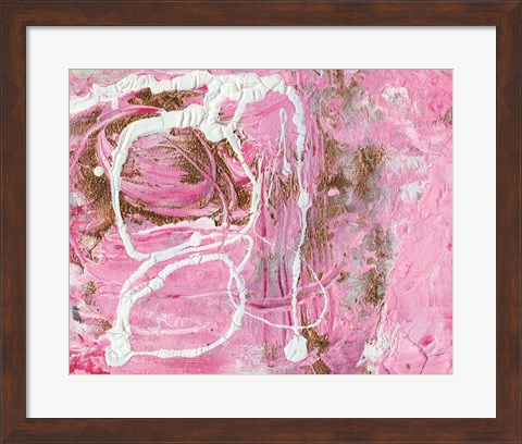 Framed Pink Phoenix Print