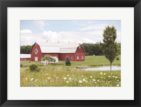 Framed Beyond the Wildflowers Print