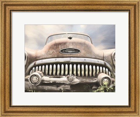 Framed Rusty Buick Print