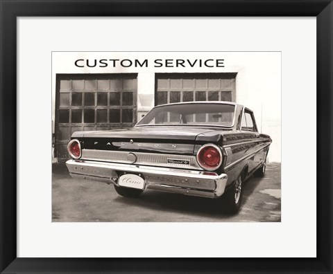 Framed 1964 Ford Falcon Print