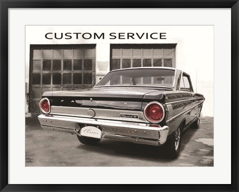 Framed 1964 Ford Falcon Print