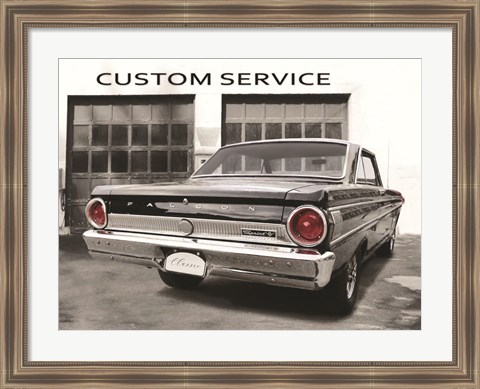 Framed 1964 Ford Falcon Print