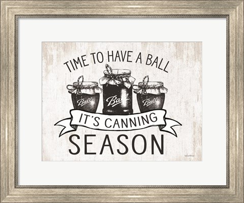 Framed Canning Season Print