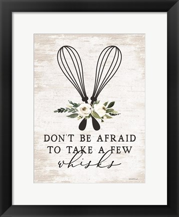 Framed Take a Few Whisks Print