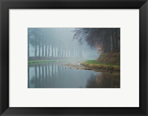 Framed Foggy Reflections Print