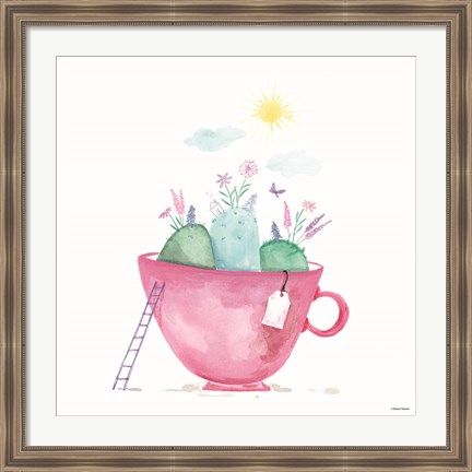 Framed Tea Land Print