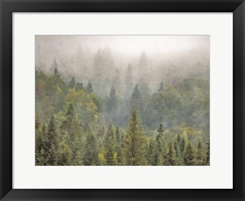 Framed Pines Print