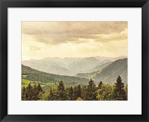 Framed Valley View Print