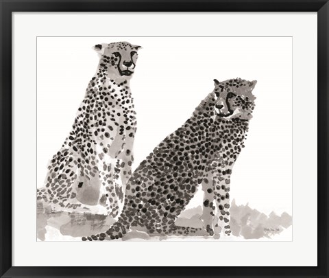 Framed Cheetahs Print