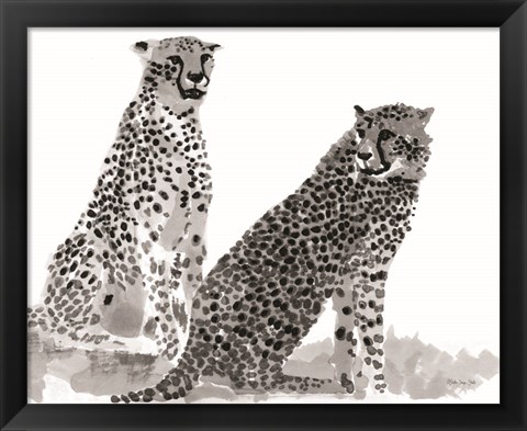 Framed Cheetahs Print