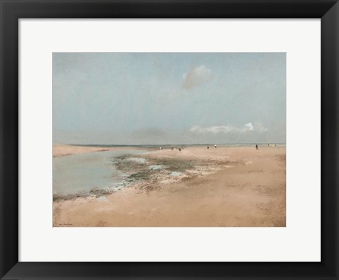 Framed At the Beach Print