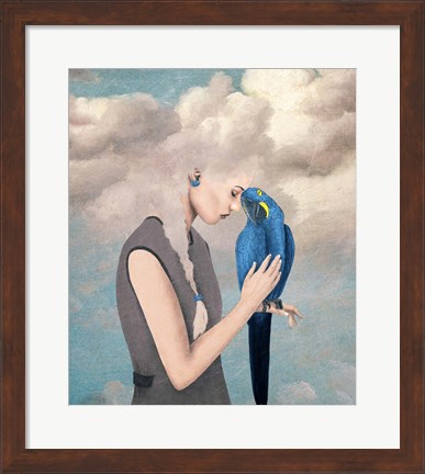 Framed You Are Safe With Me Print