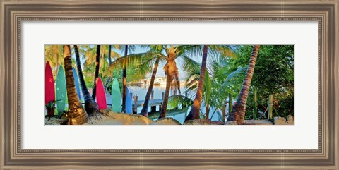 Framed Island Style Print