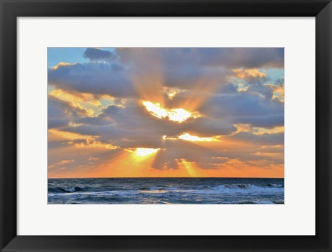 Framed Sunrise Drama Print