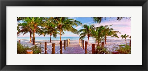 Framed Swathers Beach Print