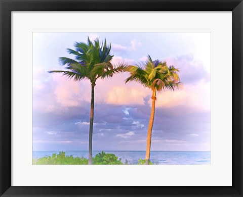 Framed Two Palms Print