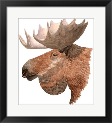 Framed Moose Print