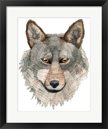 Framed Wolf Print