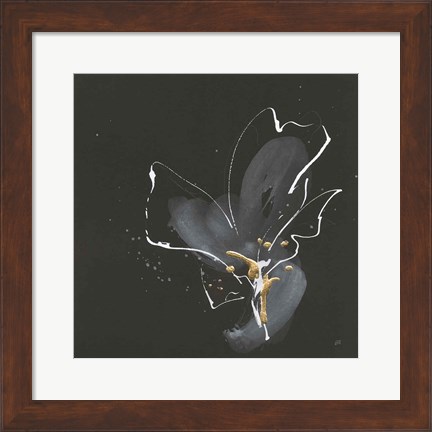 Framed Modern Flower II Print