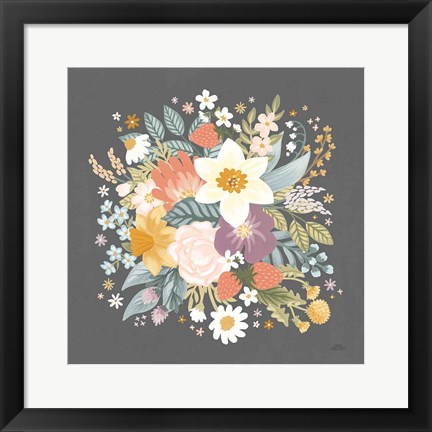 Framed Spring Garden VII Print