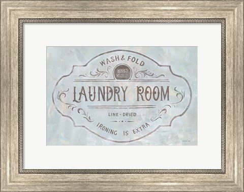 Framed Laundry Day VIII Print