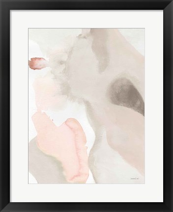 Framed Pastel and Neutral Abstract II Print