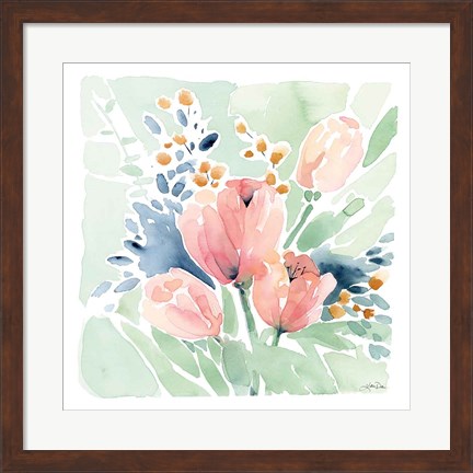 Framed Tulip Bower Print