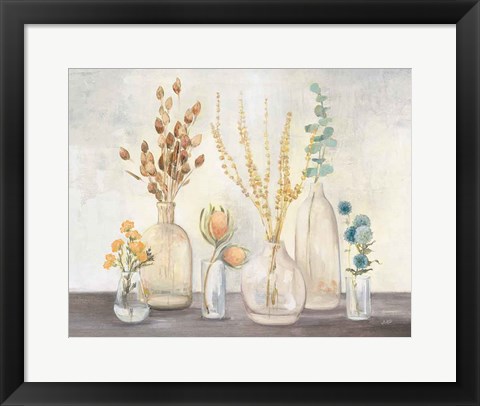 Framed Autumn Greenhouse I Neutral Print